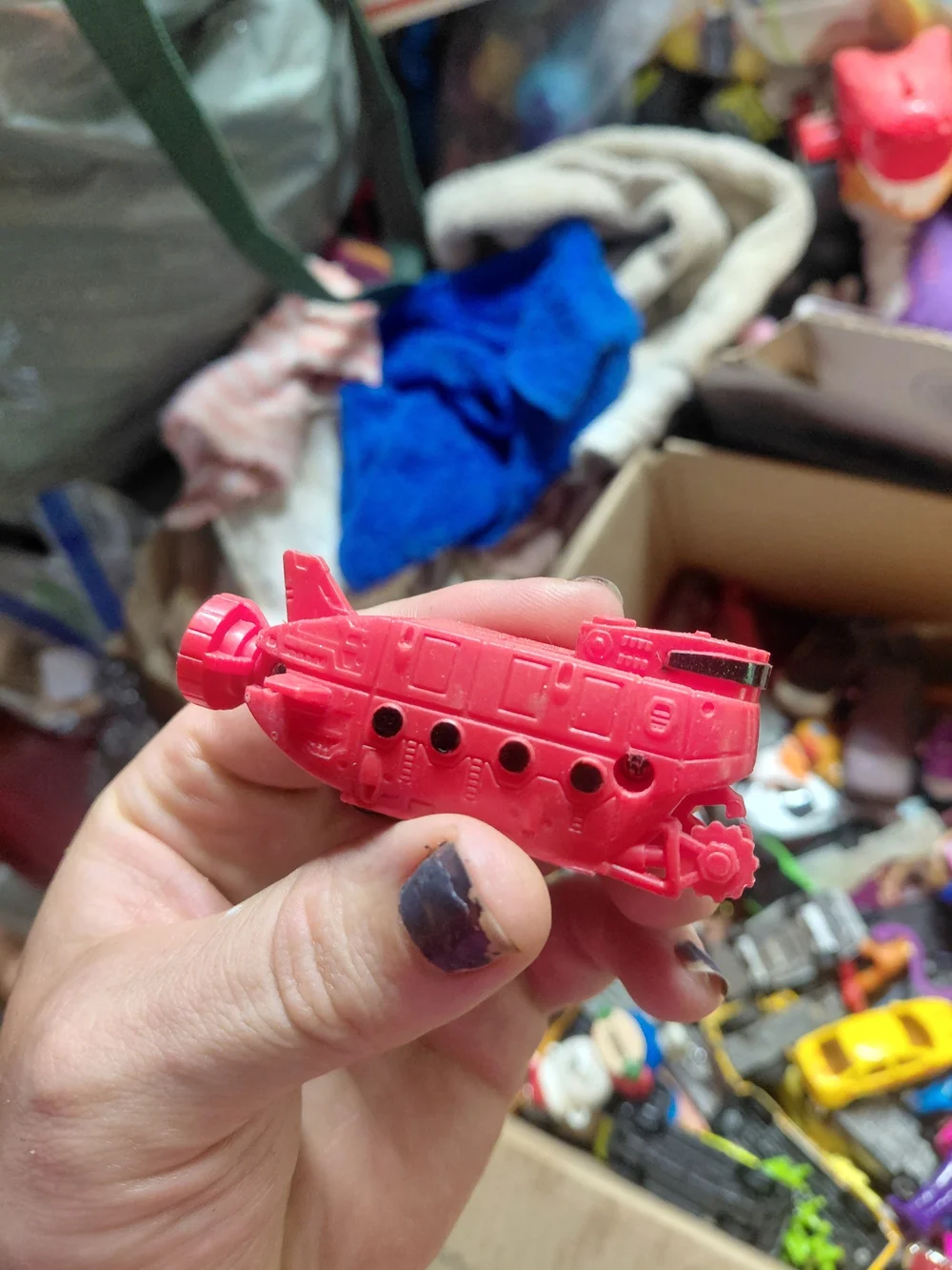 Kid Connection Shark Transporter Play Set Submarine- red- only submarine